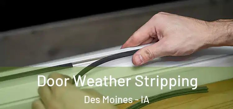 Door Weather Stripping Des Moines - IA